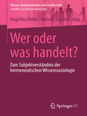 cover image of Wer oder was handelt?